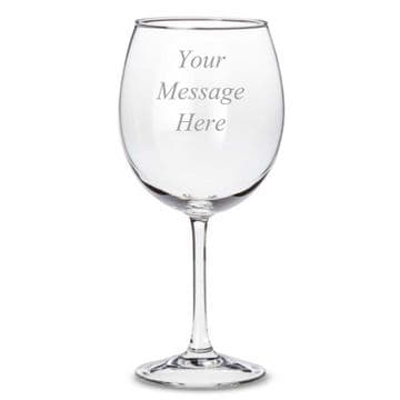 Personalised Engraved Wine Glass