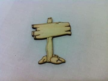 Sign Post Fairy Hobbit Elf House Craft Accessory Pack of 5