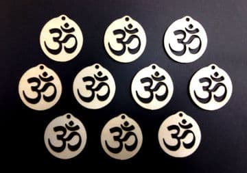 Wooden Om Decoration 55mm Pack of 10