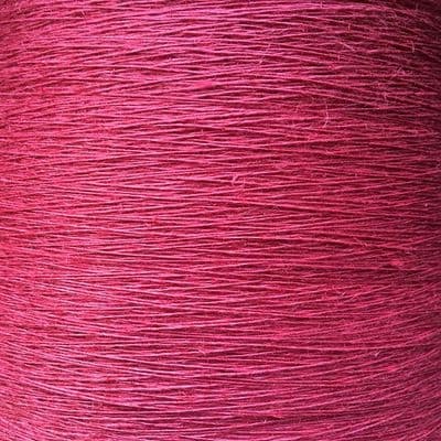 10s Viscose Flax - Dark Pink