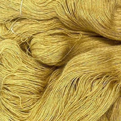 16s lea Viscose Flax (Fine Slub) - Corn - 300g cone
