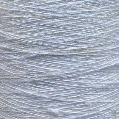 16s Lea Viscose Flax Slub - Bleached - 300g cone
