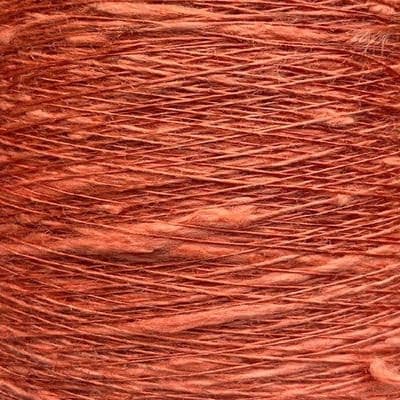 16s Lea Viscose Flax Slub - Coral - 300g cone