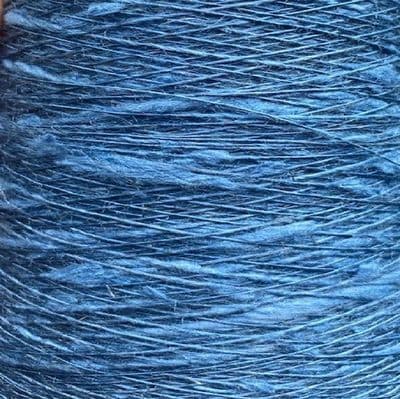 16s Lea Viscose Flax Slub - Dark Blue - 300g cone