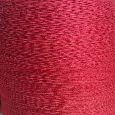 2/30 Combed Cotton Weaving Yarn - Crimson Red - 250g cone