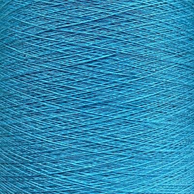 2/60c.c. Gassed, Combed Mercerized Cotton - Aztec (blue)