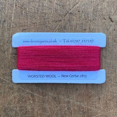 2813 New Cerise - Worsted Wool - Embroidery Thread
