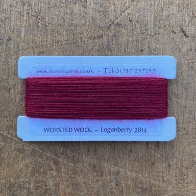 2814 Loganberry - Worsted Wool - Embroidery Thread