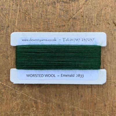 2833 Emerald - Worsted Wool - Embroidery Thread
