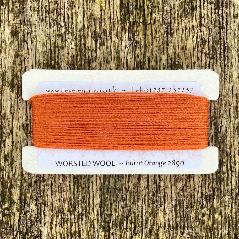 2890 Burnt Orange - Worsted Wool - Embroidery Thread