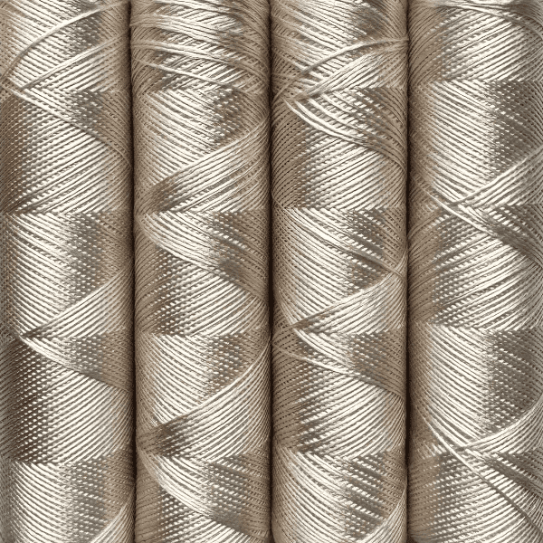 Silver Infused Threads 350 Silver Birch - Pure Silk - Embroidery Thread
