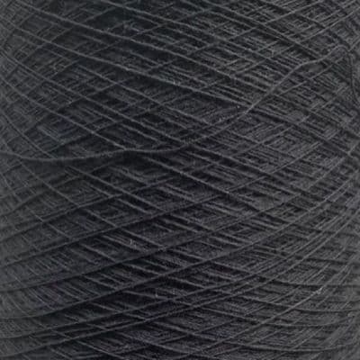 A fine black Pure Lana Virgin Wool - 2/48 NM - 200g Cone