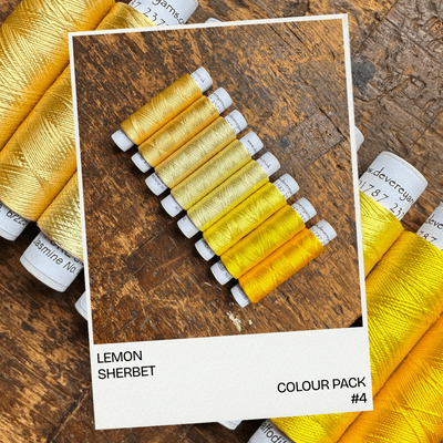 LEMON SHERBET -  Shade card colour pack - Row 4