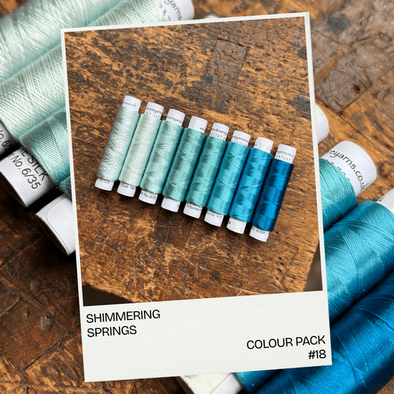 SHIMMERING SPRINGS -  Shade card colour pack - Row 18