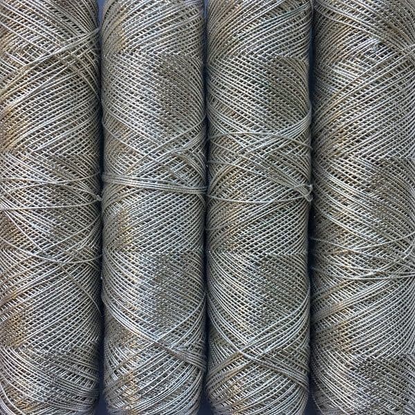 Sterling Silver Metallic Thread 25m 0 20mm