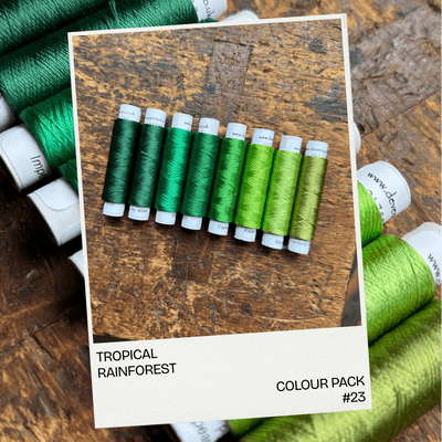 TROPICAL RAINFOREST -  Shade card colour pack - Row 23