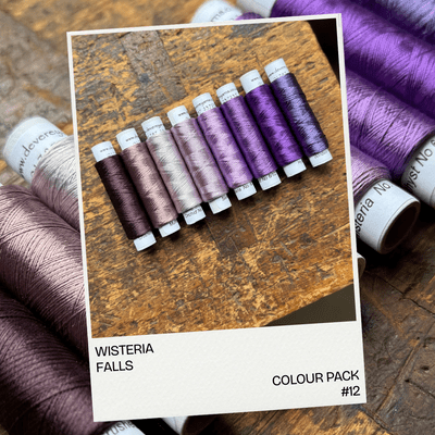 WISTERIA FALLS -  Shade card colour pack - Row 12