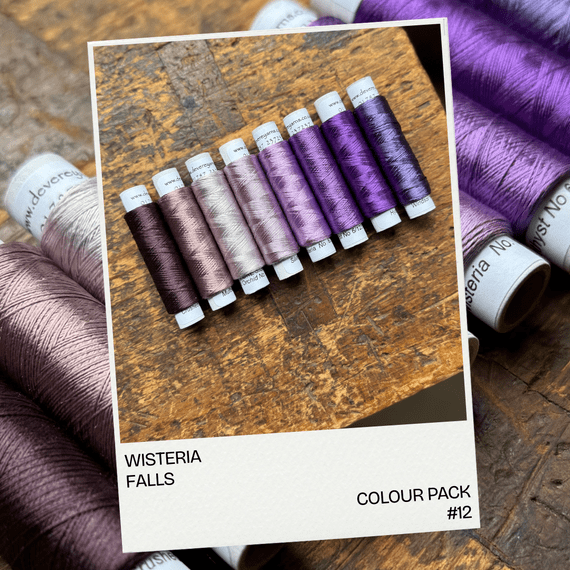 WISTERIA FALLS -  Shade card colour pack - Row 12