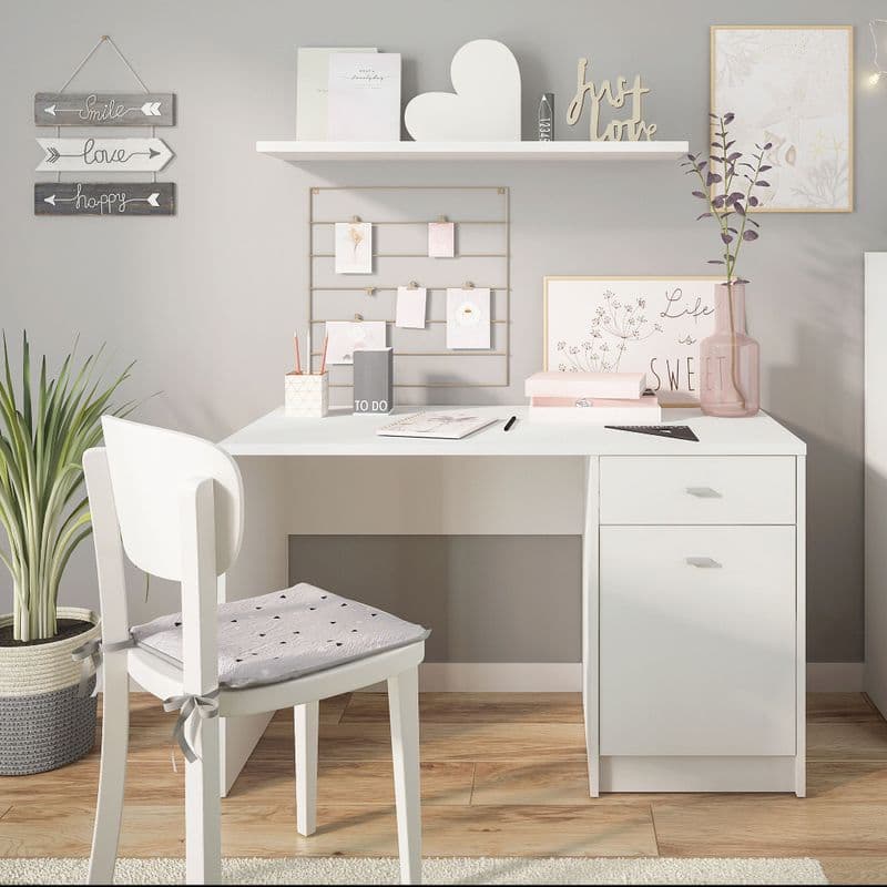 4 You Desk Pearl White
