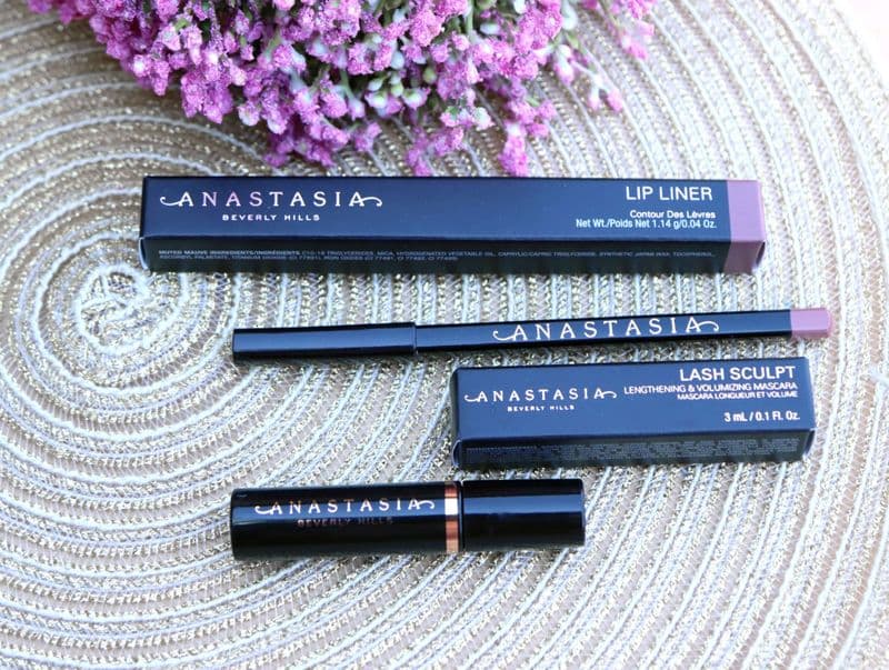 Anastasia Lip Liner and Lash Sculpt Mascara