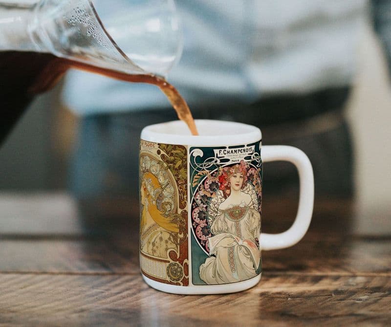 Art Nouveau Mucha Print Ceramic 11oz Mug