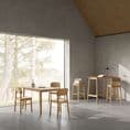 Bar Table in Matt Oak