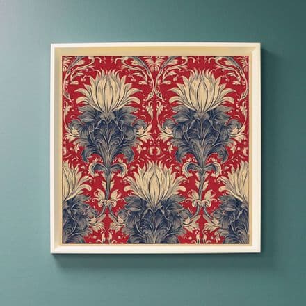 Blooming Elegance: Art Nouveau Inspired Print