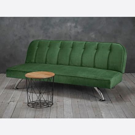 Brighton Sofa Bed In Green velvet