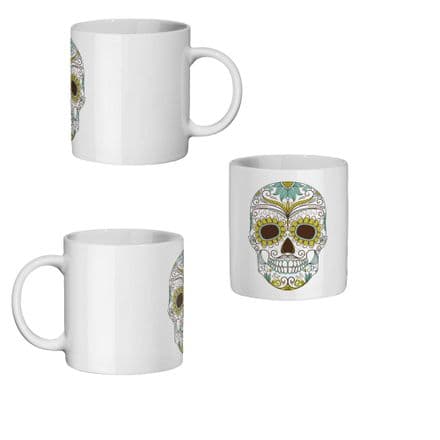 Ceramic Mug 11oz Love Skull