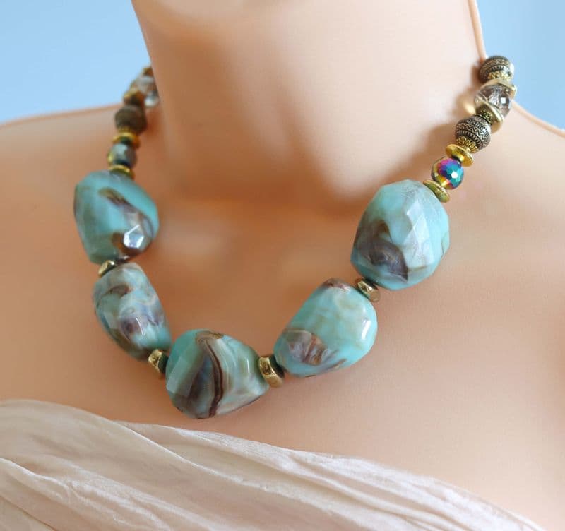 Chunky Turquoise Choker