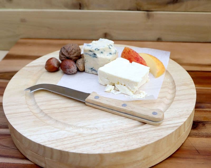 Circular Fold Out Cheese Board with Cheese Knives