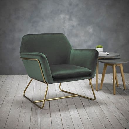 Cocktail Chair in Racing Green