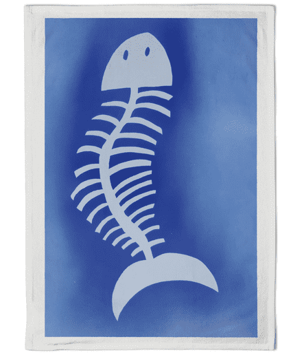 Cotton Tea Towel Fish Design