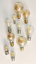 Crystalite Antique PS60 GLS BC Golden LED Filament 4w