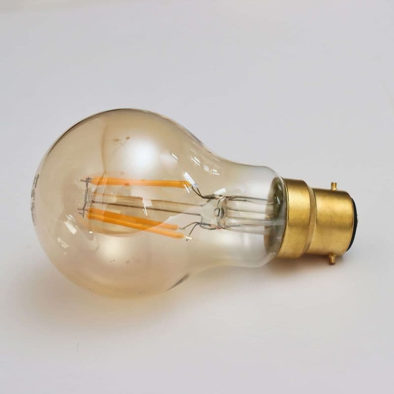 Crystalite Antique PS60 GLS BC Golden LED Filament 4w