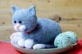 Cute Grey Cat Soft Toy