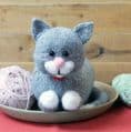 Cute Grey Cat Soft Toy