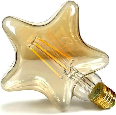 Decorative Star LED Filament Light Bulb 4W