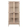 Display Cabinet in White Oak