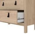 Display Cabinet with Glass Doors in Oak