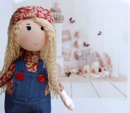 Donna - Cute Fabric Rag Doll