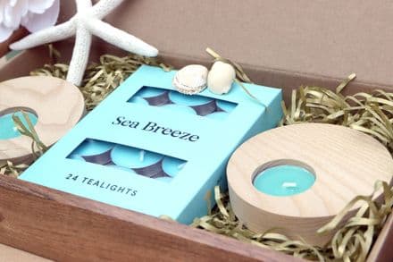 Energising Sea Breeze Tea Lights Set