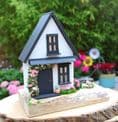 Fairy Hill Cottage Wooden House Ornament