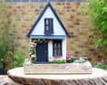 Fairy Hill Cottage Wooden House Ornament