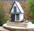 Fairy Hill Cottage Wooden House Ornament