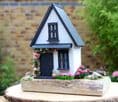 Fairy Hill Cottage Wooden House Ornament