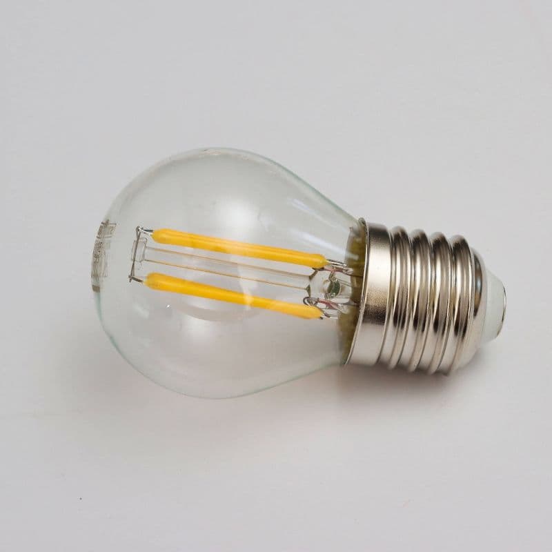 Filament LED Small Round Bulb ES Clear Warm White