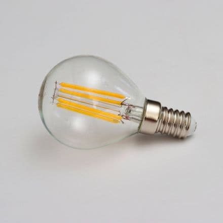 Filament LED Small Round Bulb SES Clear Warm White