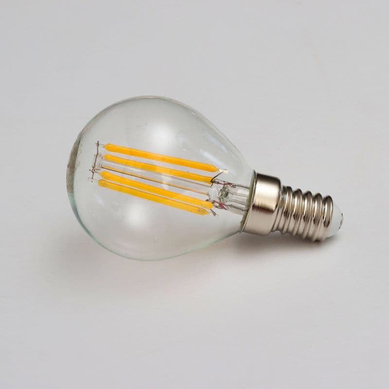 Filament LED Small Round Bulb SES Clear Warm White