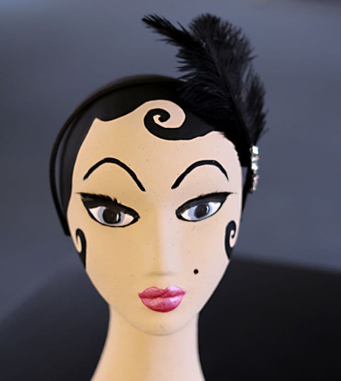 Flapper Style Feather Fascinator